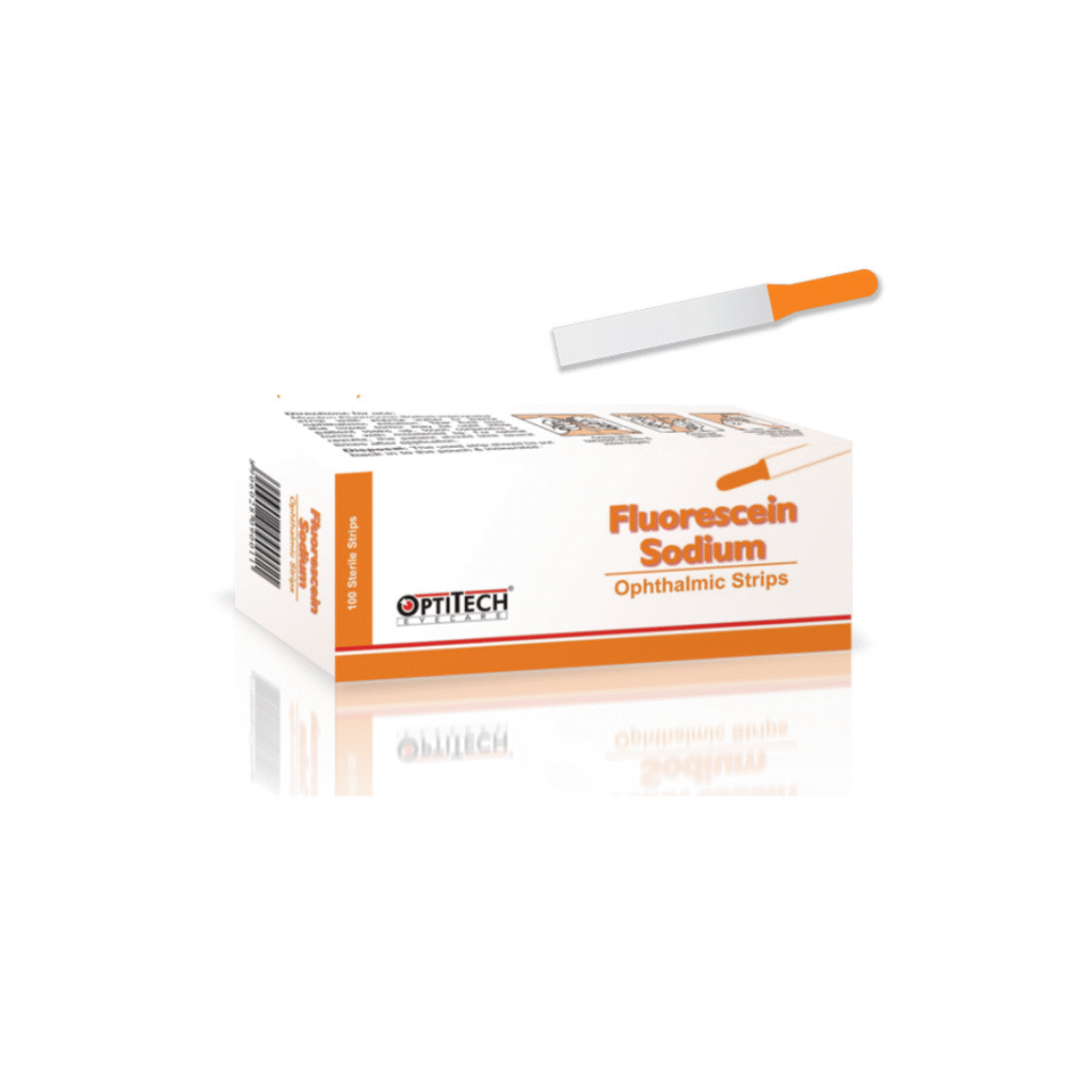 Fluoresceino juostelės-Testo juostelės